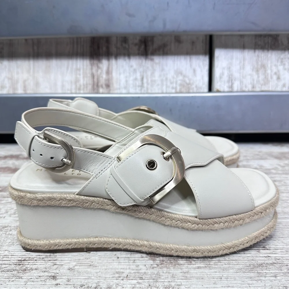 Marc Fisher LTD Women's Renda Espadrille Platform Sandals Sz 8M